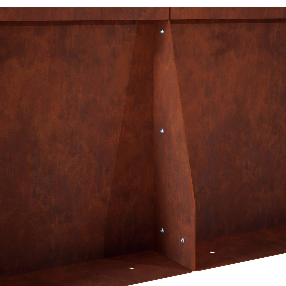 vidaXL Mur oporowy 2 szt. 100 x 12 x 30 cm Stal kortenowska Rdzawy