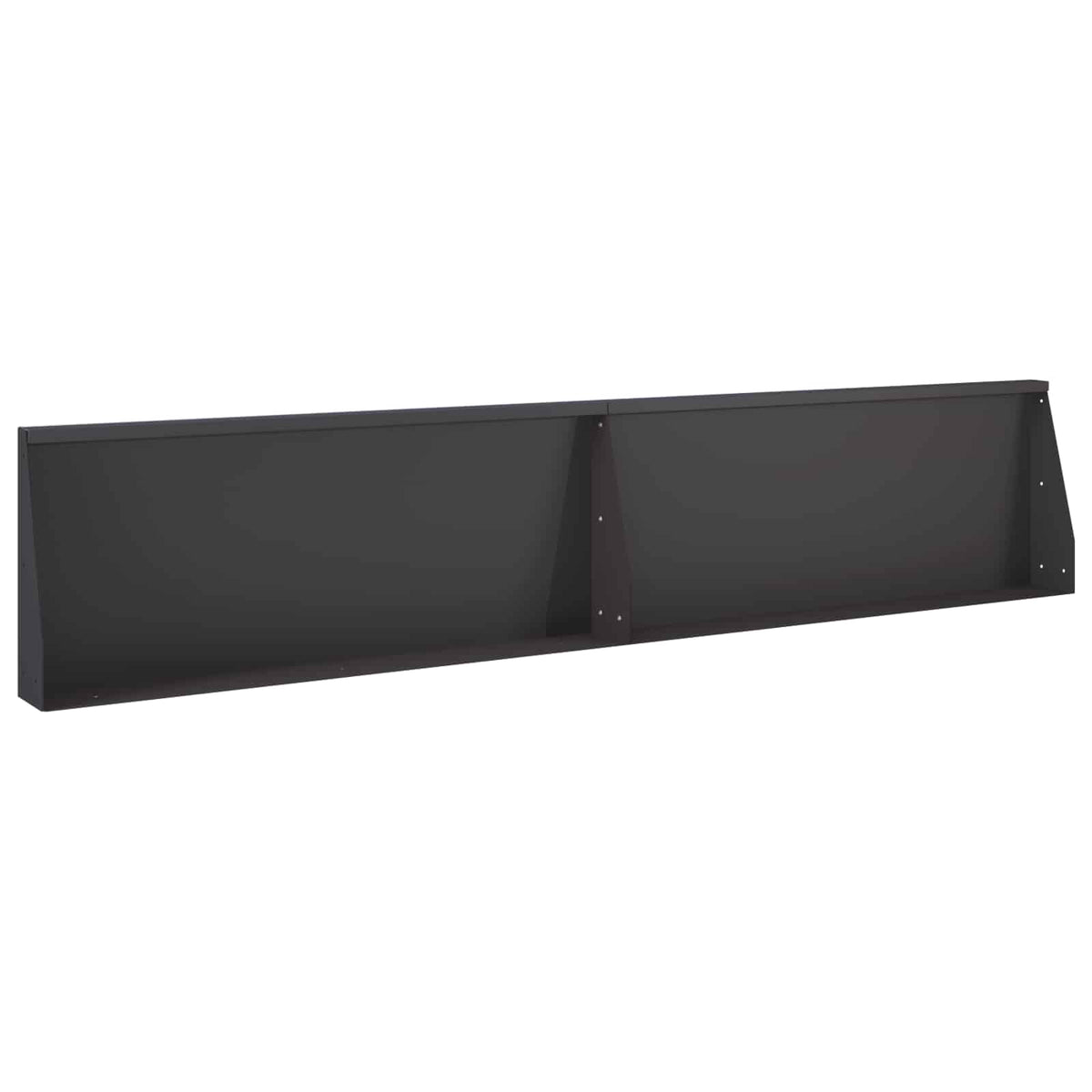 vidaXL Mur oporowy 2 szt. 100 x 12 x 40 cm Stal Czarny