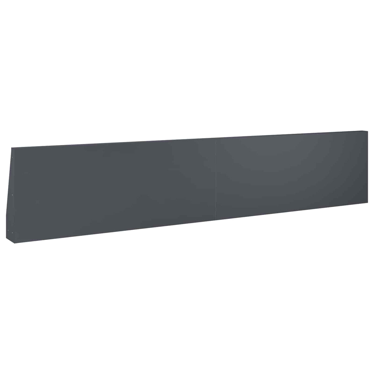 vidaXL Mur oporowy 2 szt. 100 x 12 x 40 cm Stal antracytowy