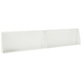 vidaXL Mur oporowy 2 szt. 100 x 12 x 50 cm Stal Biały