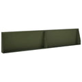 vidaXL Mur oporowy 2 szt. 100 x 12 x 50 cm Stal Oliwkowy zielony