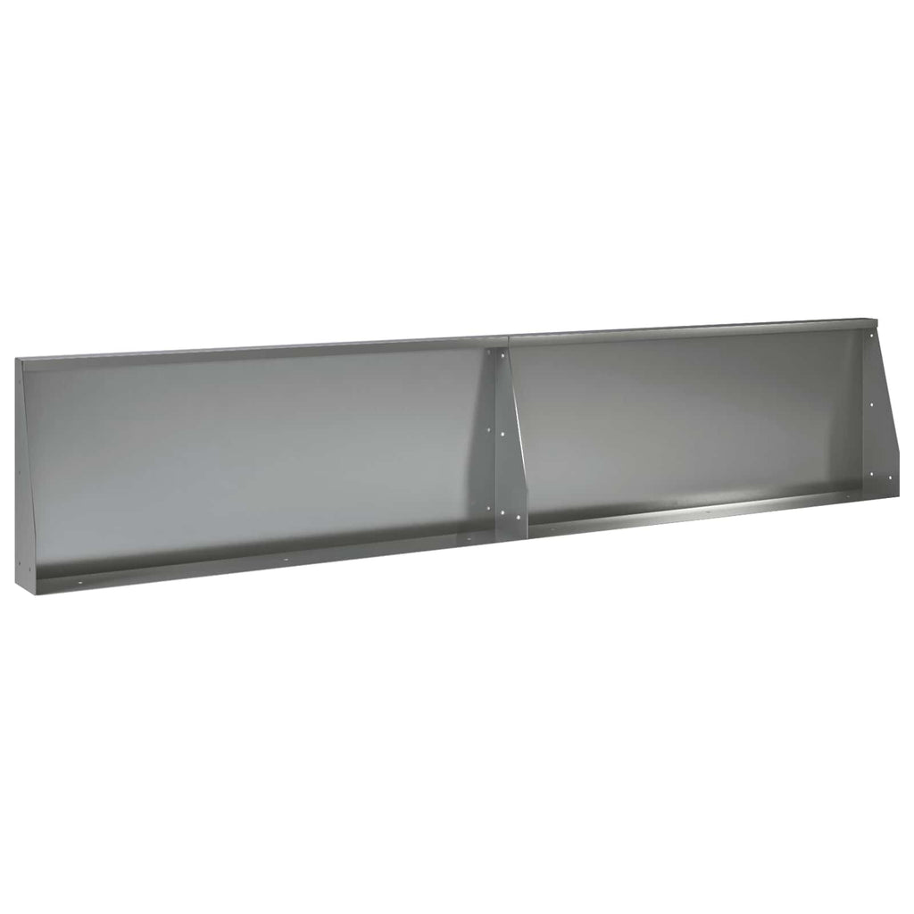 vidaXL Mur oporowy 2 szt. 100 x 12 x 50 cm Stal ocynkowana srebrny