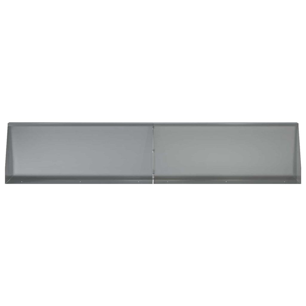 vidaXL Mur oporowy 2 szt. 100 x 12 x 50 cm Stal ocynkowana srebrny
