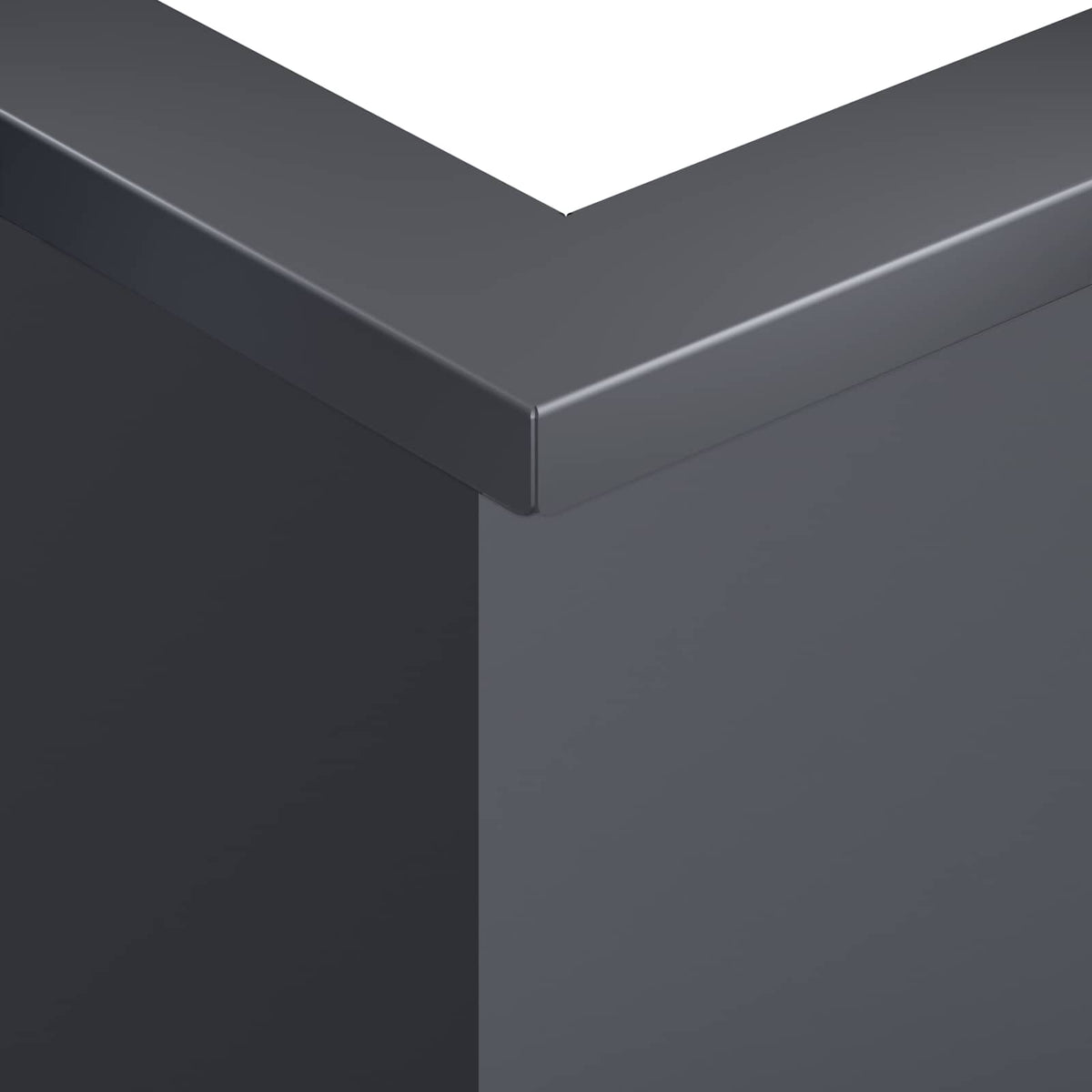 vidaXL Mur oporowy 2 szt. 50 x 50 x 30 cm Stal antracytowy
