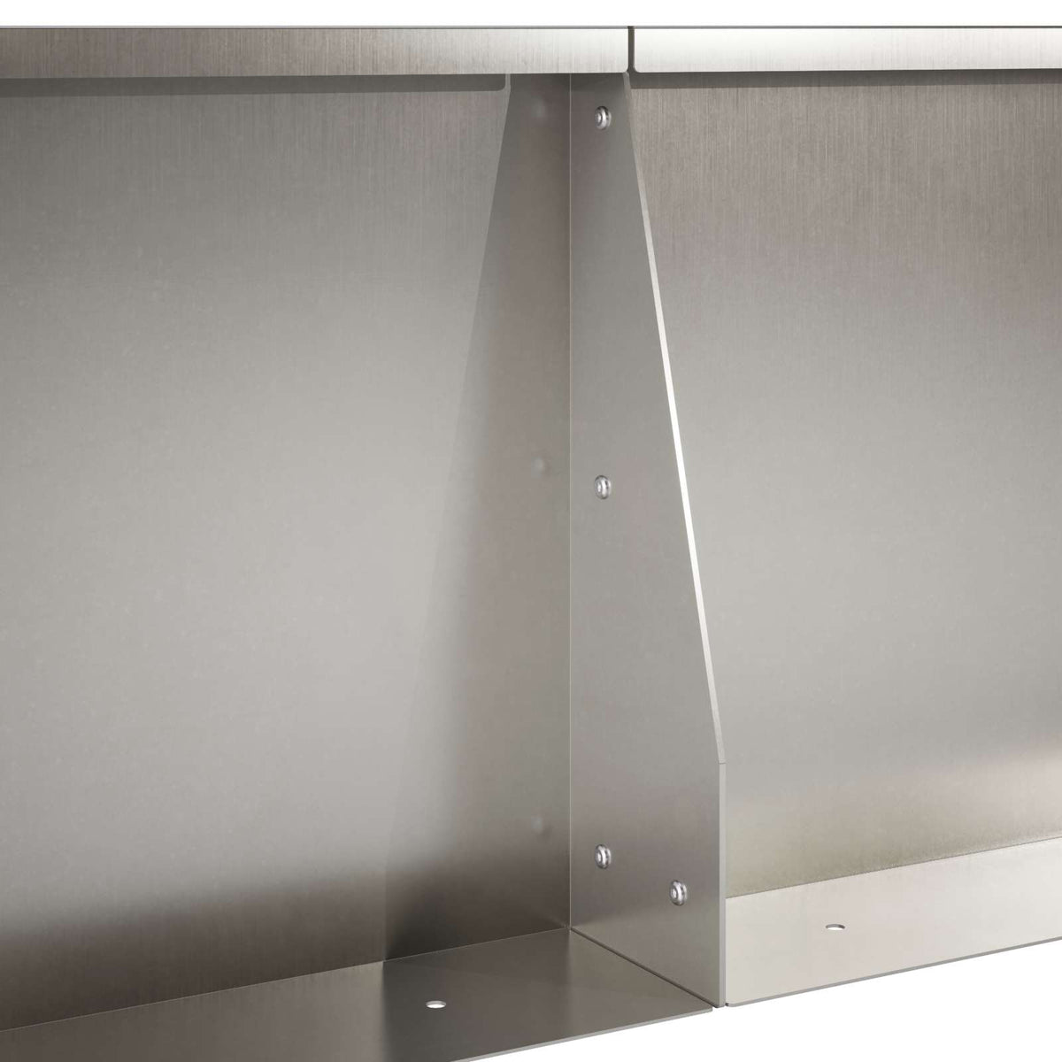vidaXL Mur oporowy 2 szt. 50 x 50 x 30 cm Stal nierdzewna srebrny