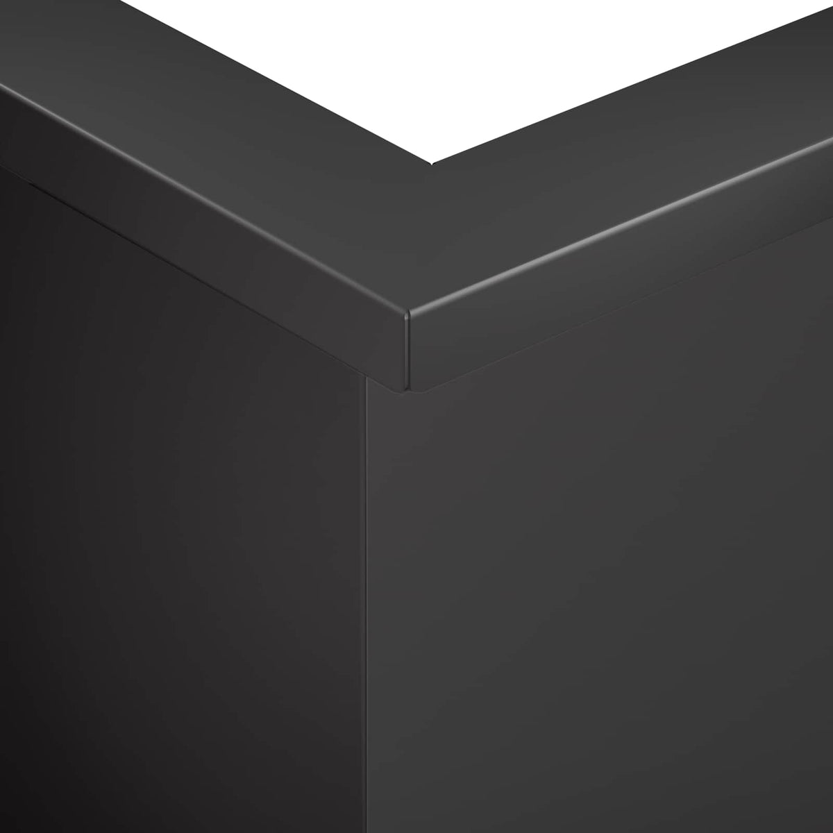 vidaXL Mur oporowy 2 szt. 50 x 50 x 40 cm Stal Czarny