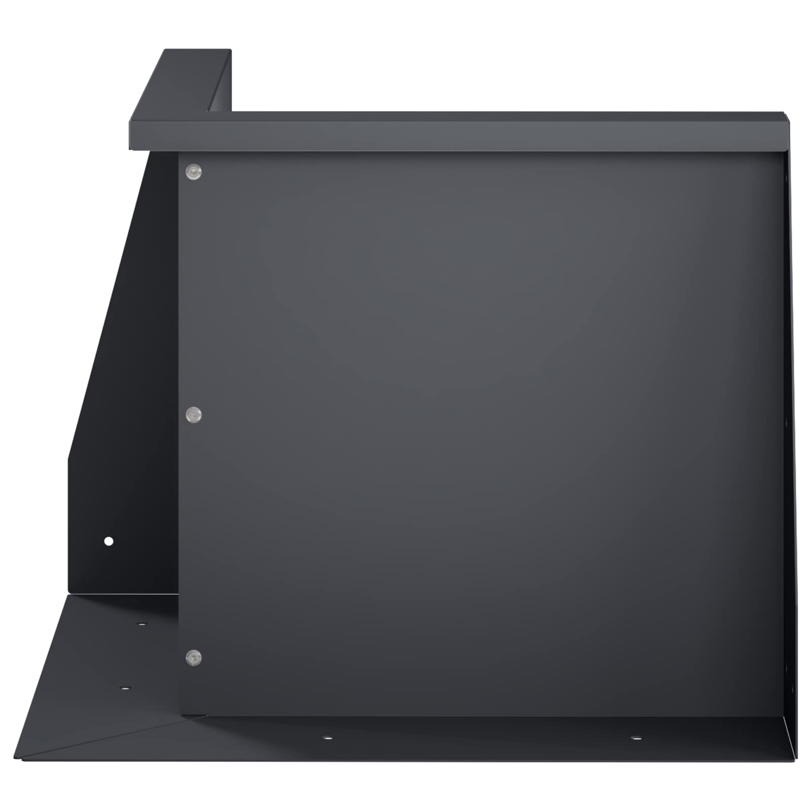 vidaXL Mur oporowy 50 x 50 x 40 cm Stal antracytowy