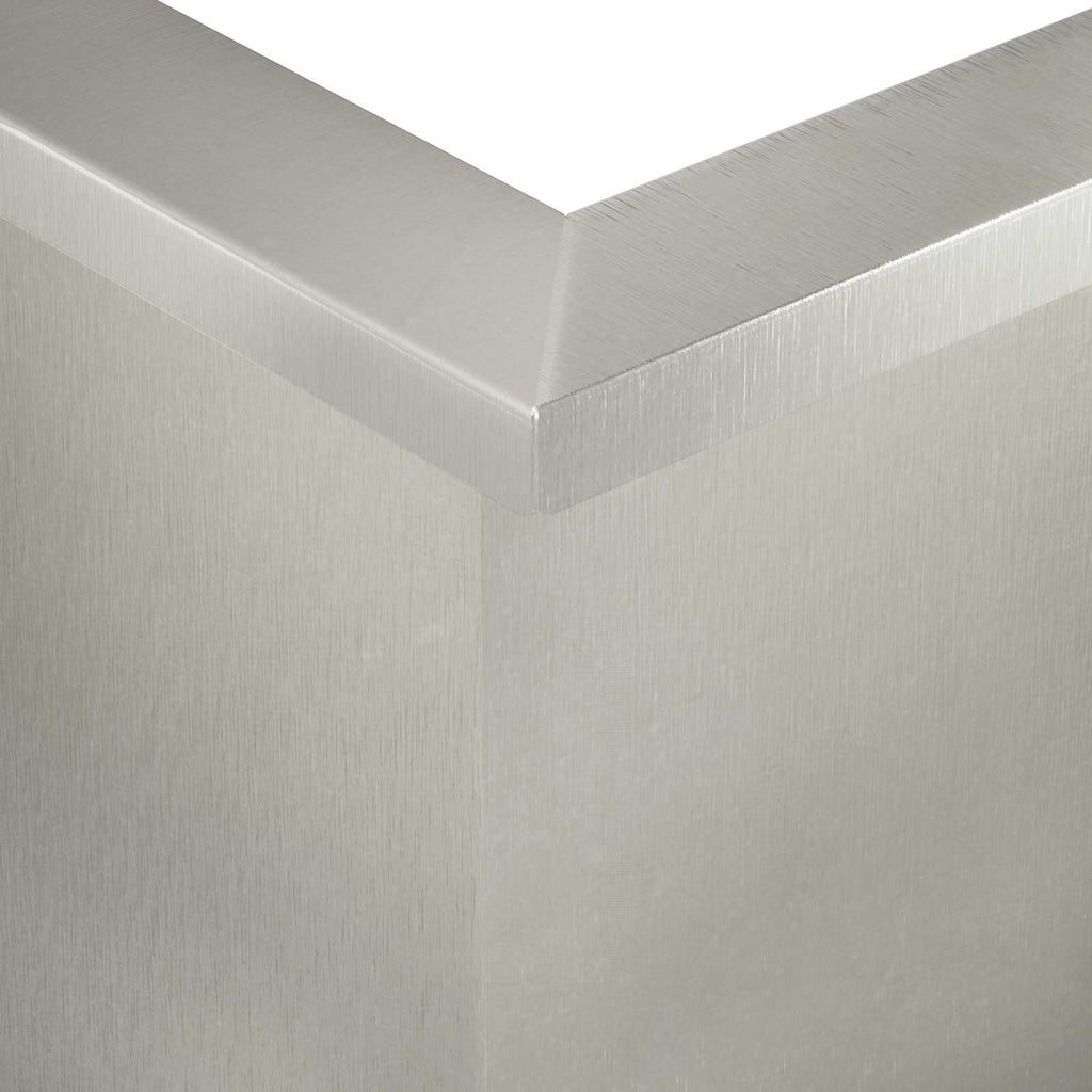 vidaXL Mur oporowy 2 szt. 50 x 50 x 40 cm Stal nierdzewna srebrny