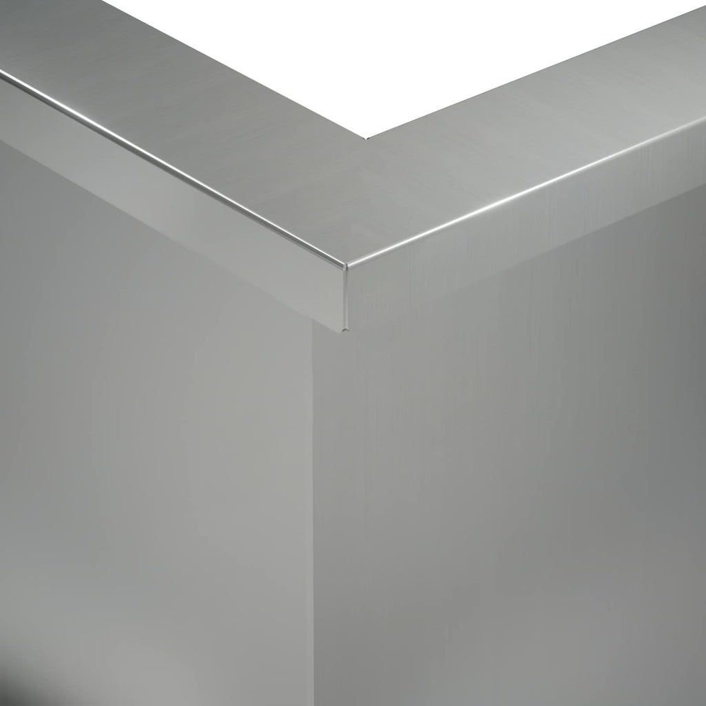 vidaXL Mur oporowy 50 x 50 x 40 cm Stal ocynkowana srebrny