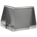 vidaXL Mur oporowy 50 x 50 x 40 cm Stal ocynkowana srebrny