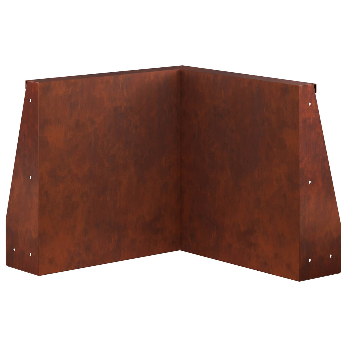 vidaXL Mur oporowy 2 szt. 50 x 50 x 40 cm Stal kortenowska Rdzawy
