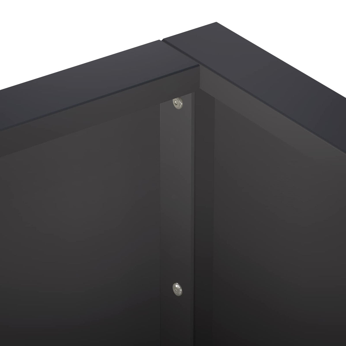 vidaXL Mur oporowy 2 szt. 50 x 50 x 30 cm Stal Czarny