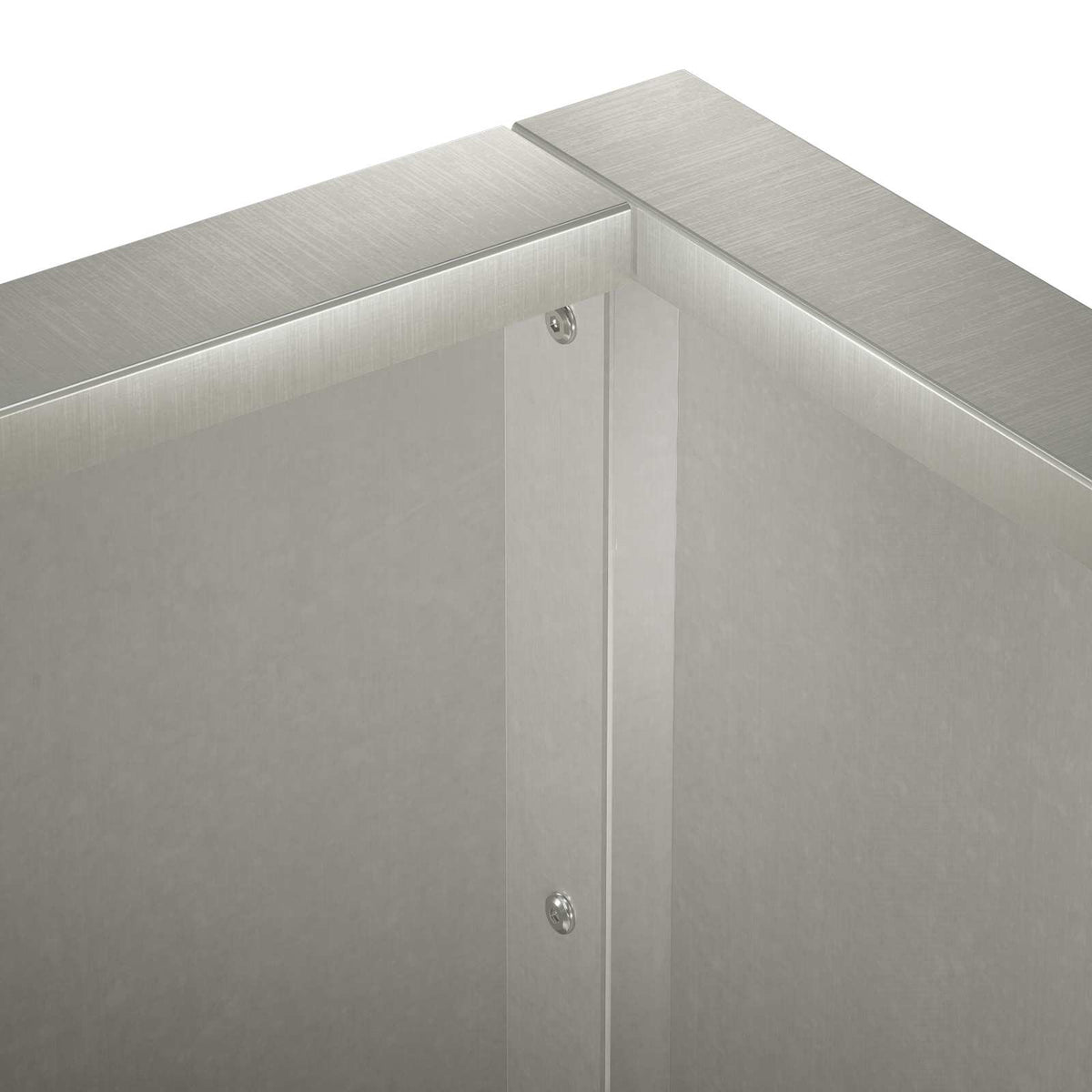 vidaXL Mur oporowy 2 szt. 50 x 50 x 30 cm Stal nierdzewna srebrny