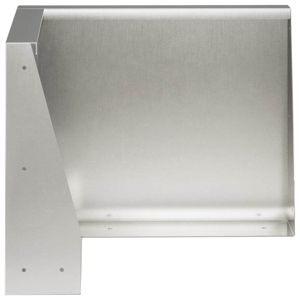 vidaXL Mur oporowy 2 szt. 50 x 50 x 30 cm Stal nierdzewna srebrny