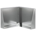 vidaXL Mur oporowy 50 x 50 x 30 cm Stal ocynkowana srebrny