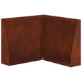 vidaXL Mur oporowy 50 x 50 x 30 cm Stal kortenowska Rdzawy