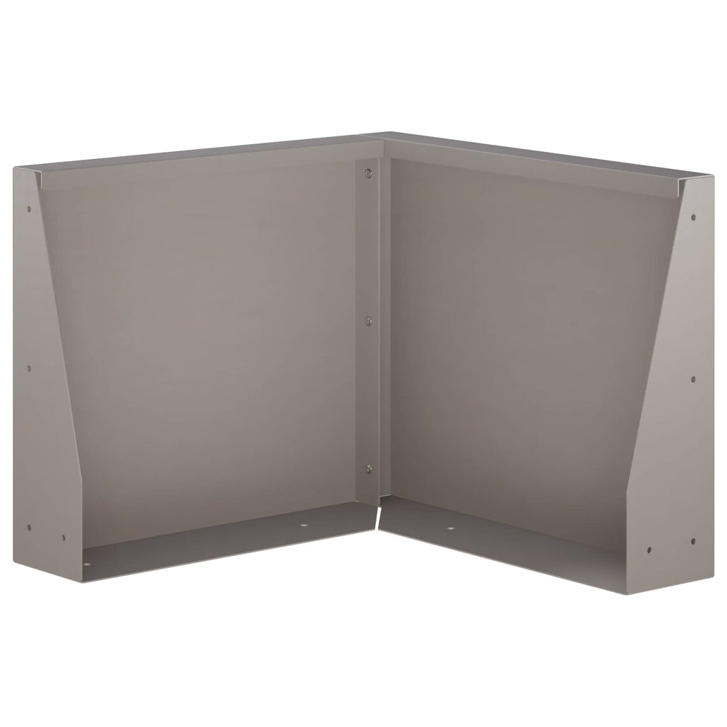 vidaXL Mur oporowy 2 szt. 50 x 50 x 30 cm Stal kortenowska Rdzawy