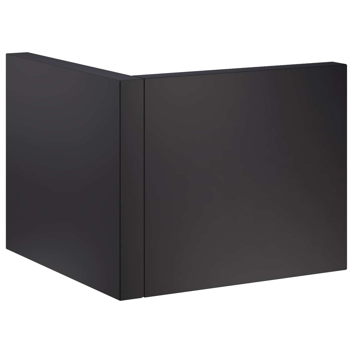 vidaXL Mur oporowy 50 x 50 x 40 cm Stal Czarny