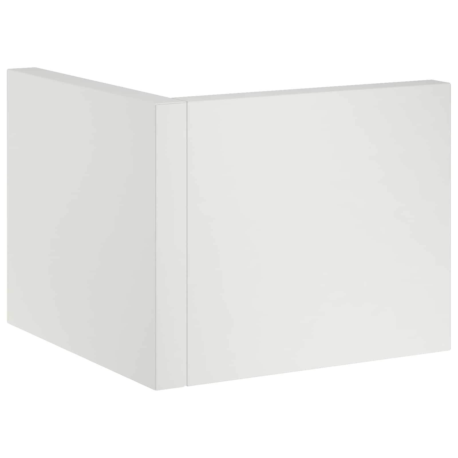 vidaXL Mur oporowy 2 szt. 50 x 50 x 40 cm Stal Biały
