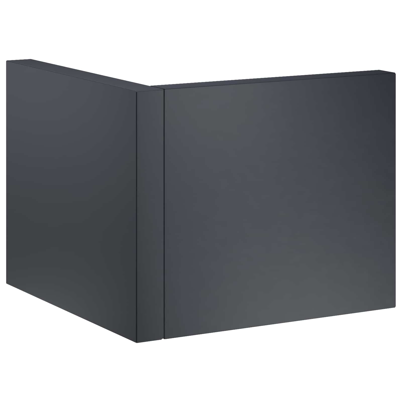 vidaXL Mur oporowy 50 x 50 x 40 cm Stal antracytowy