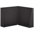 vidaXL Mur oporowy 50 x 50 x 50 cm Stal Czarny