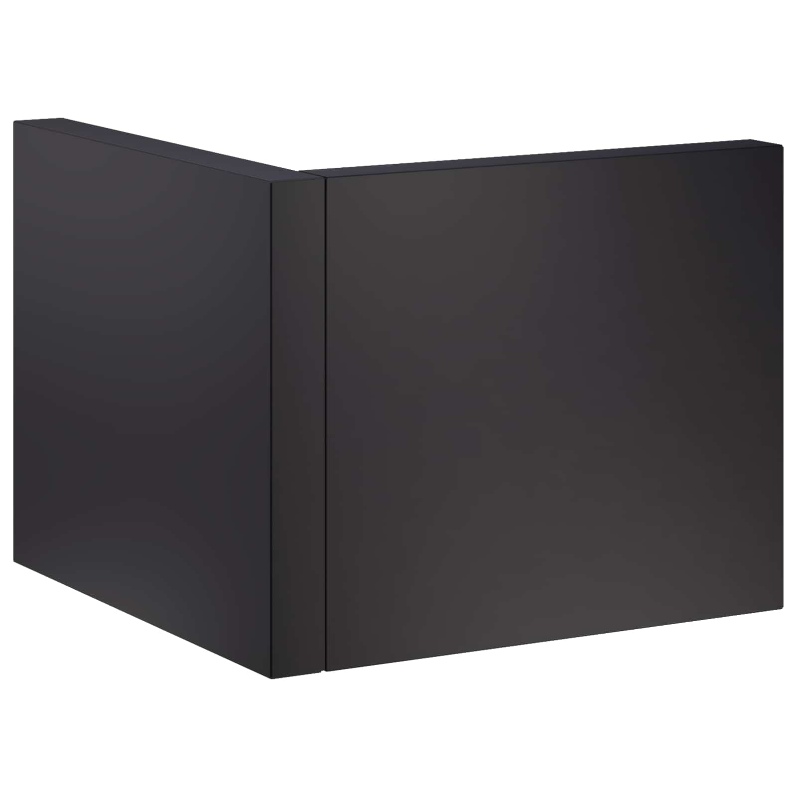 vidaXL Mur oporowy 50 x 50 x 50 cm Stal Czarny