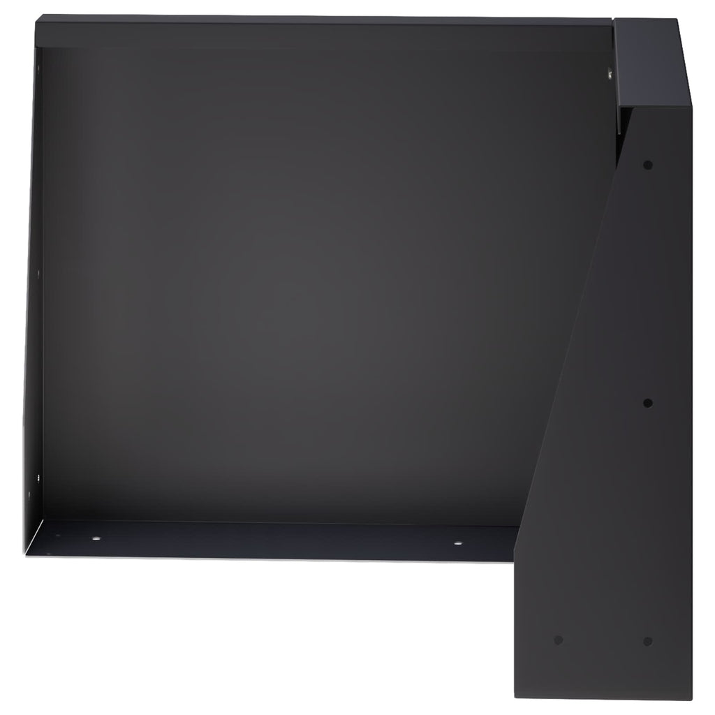 vidaXL Mur oporowy 2 szt. 50 x 50 x 50 cm Stal Czarny