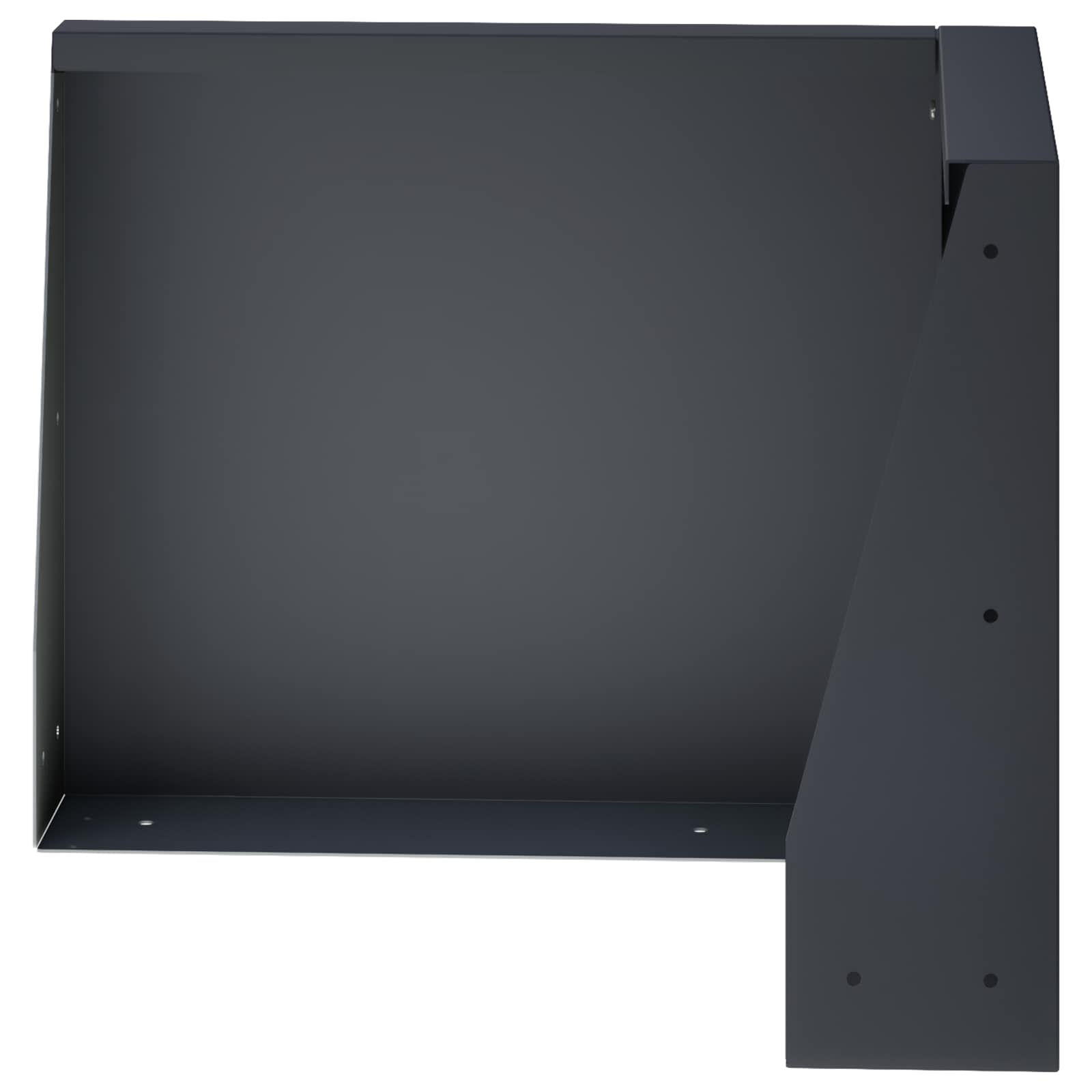 vidaXL Mur oporowy 50 x 50 x 50 cm Stal antracytowy