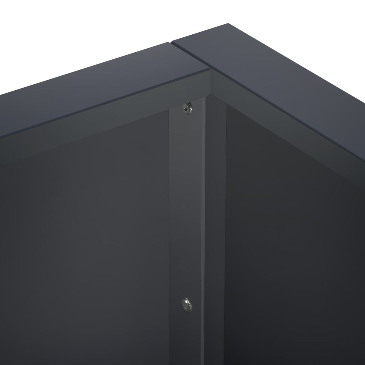 vidaXL Mur oporowy 2 szt. 50 x 50 x 50 cm Stal antracytowy