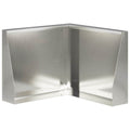 vidaXL Mur oporowy 50 x 50 x 50 cm Stal nierdzewna srebrny