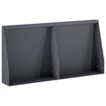 vidaXL Mur oporowy 2 szt. 40 x 12 x 30 cm Stal antracytowy