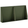 vidaXL Mur oporowy 2 szt. 40 x 12 x 30 cm Stal Oliwkowy zielony