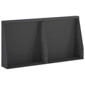 vidaXL Mur oporowy 2 szt. 40 x 12 x 40 cm Stal Czarny
