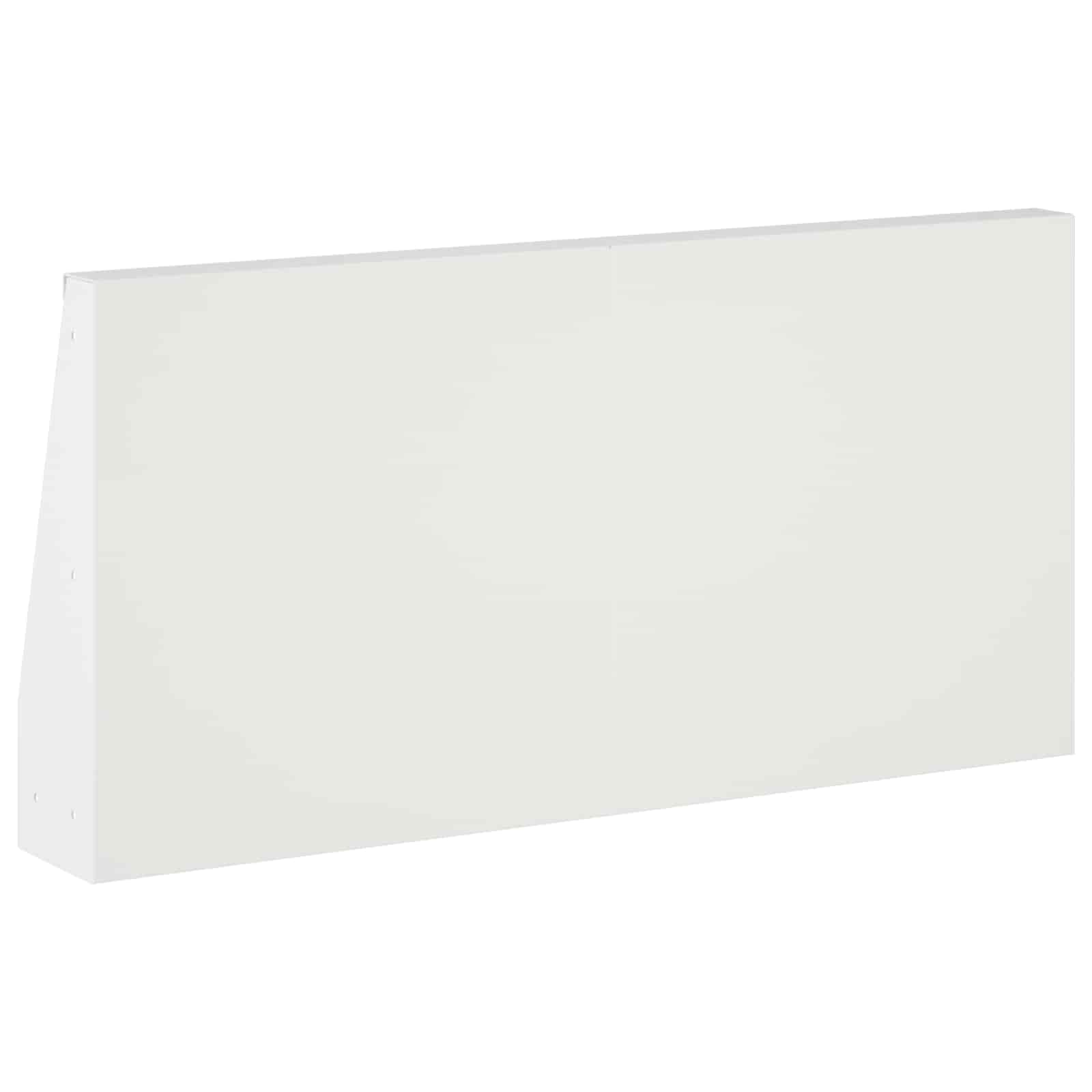 vidaXL Mur oporowy 2 szt. 40 x 12 x 40 cm Stal Biały
