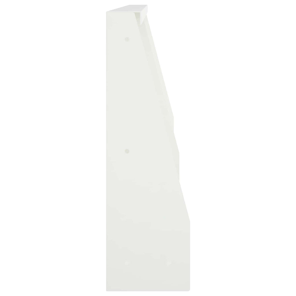 vidaXL Mur oporowy 2 szt. 40 x 12 x 40 cm Stal Biały