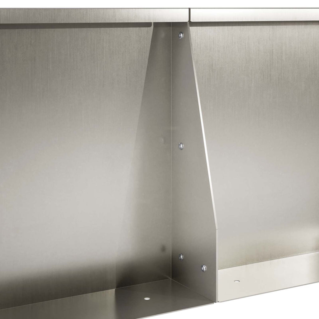 vidaXL Mur oporowy 2 szt. 40 x 12 x 40 cm Stal nierdzewna srebrny