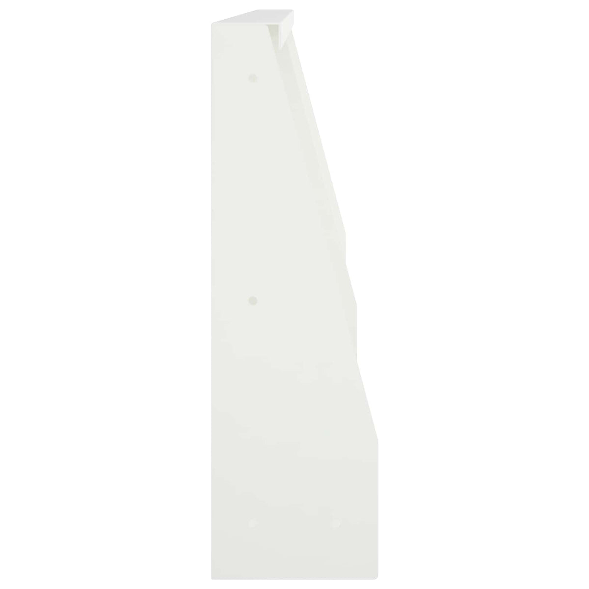 vidaXL Mur oporowy 2 szt. 40 x 12 x 50 cm Stal Biały