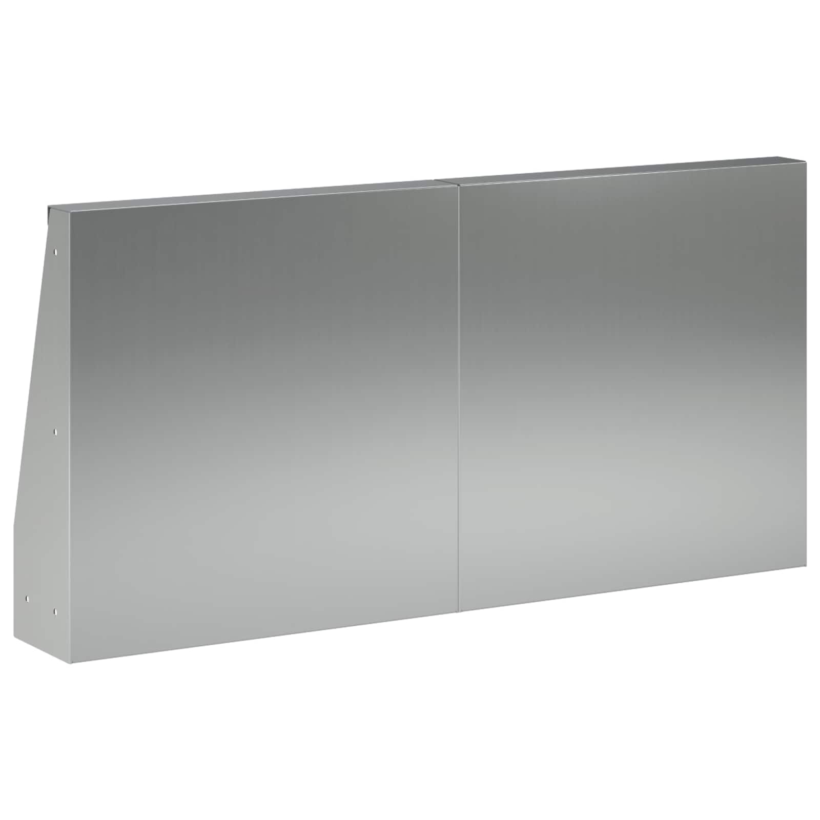 vidaXL Mur oporowy 2 szt. 40 x 12 x 50 cm Stal ocynkowana srebrny