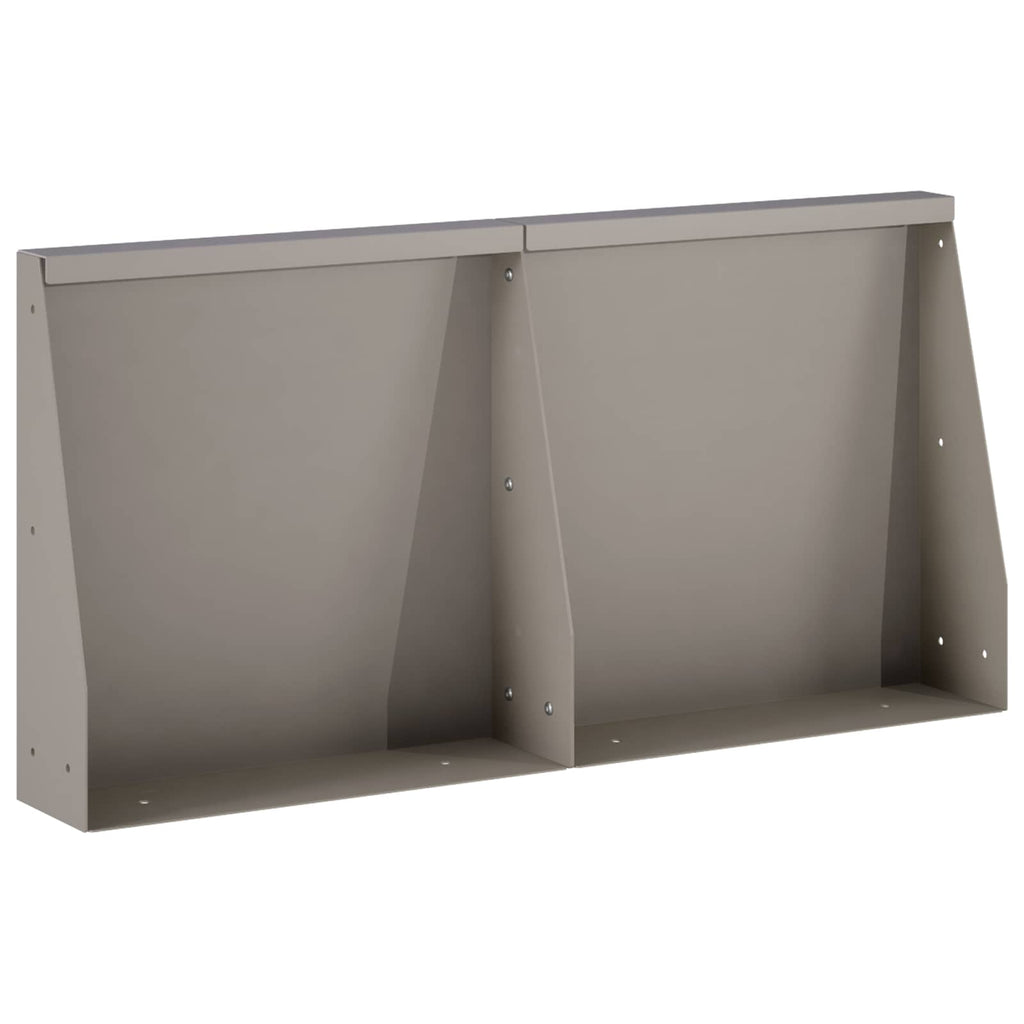 vidaXL Mur oporowy 2 szt. 40 x 12 x 50 cm Stal kortenowska Rdzawy