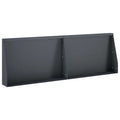 vidaXL Mur oporowy 2 szt. 60 x 12 x 30 cm Stal antracytowy
