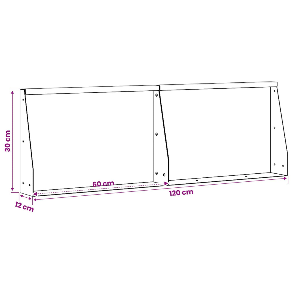 vidaXL Mur oporowy 2 szt. 60 x 12 x 30 cm Stal Oliwkowy zielony