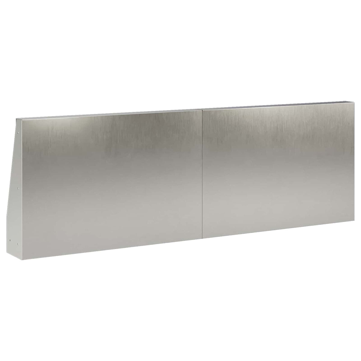 vidaXL Mur oporowy 2 szt. 60 x 12 x 30 cm Stal nierdzewna srebrny