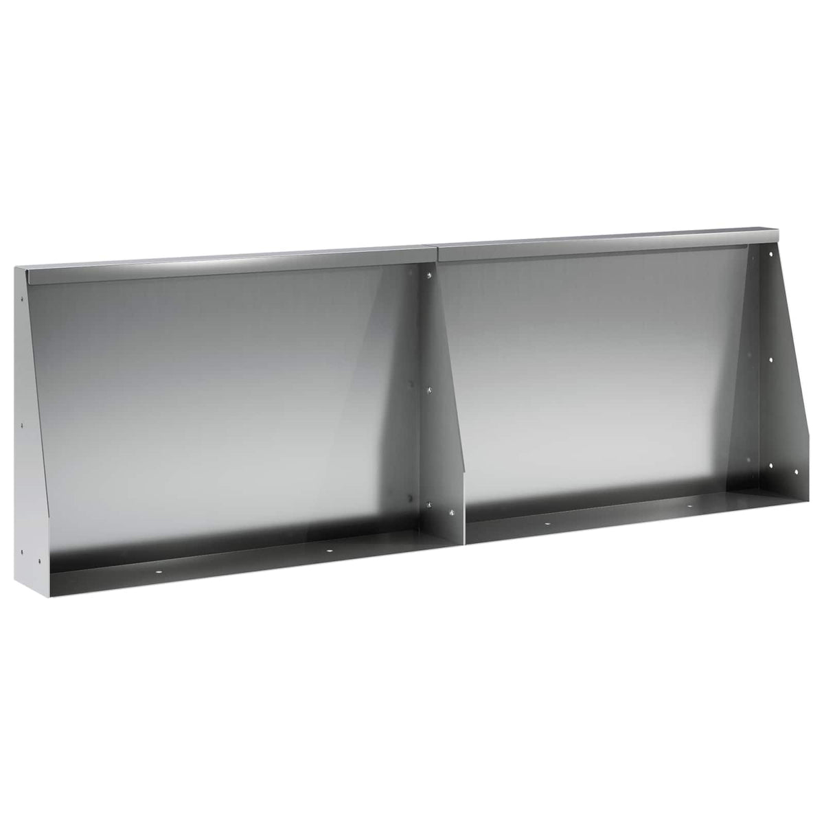 vidaXL Mur oporowy 2 szt. 60 x 12 x 30 cm Stal ocynkowana srebrny