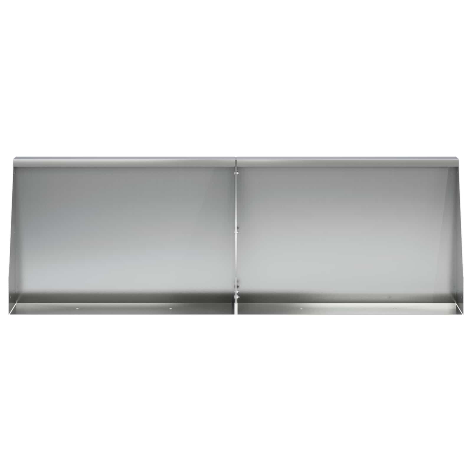 vidaXL Mur oporowy 2 szt. 60 x 12 x 30 cm Stal ocynkowana srebrny