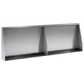 vidaXL Mur oporowy 2 szt. 60 x 12 x 40 cm Stal ocynkowana srebrny