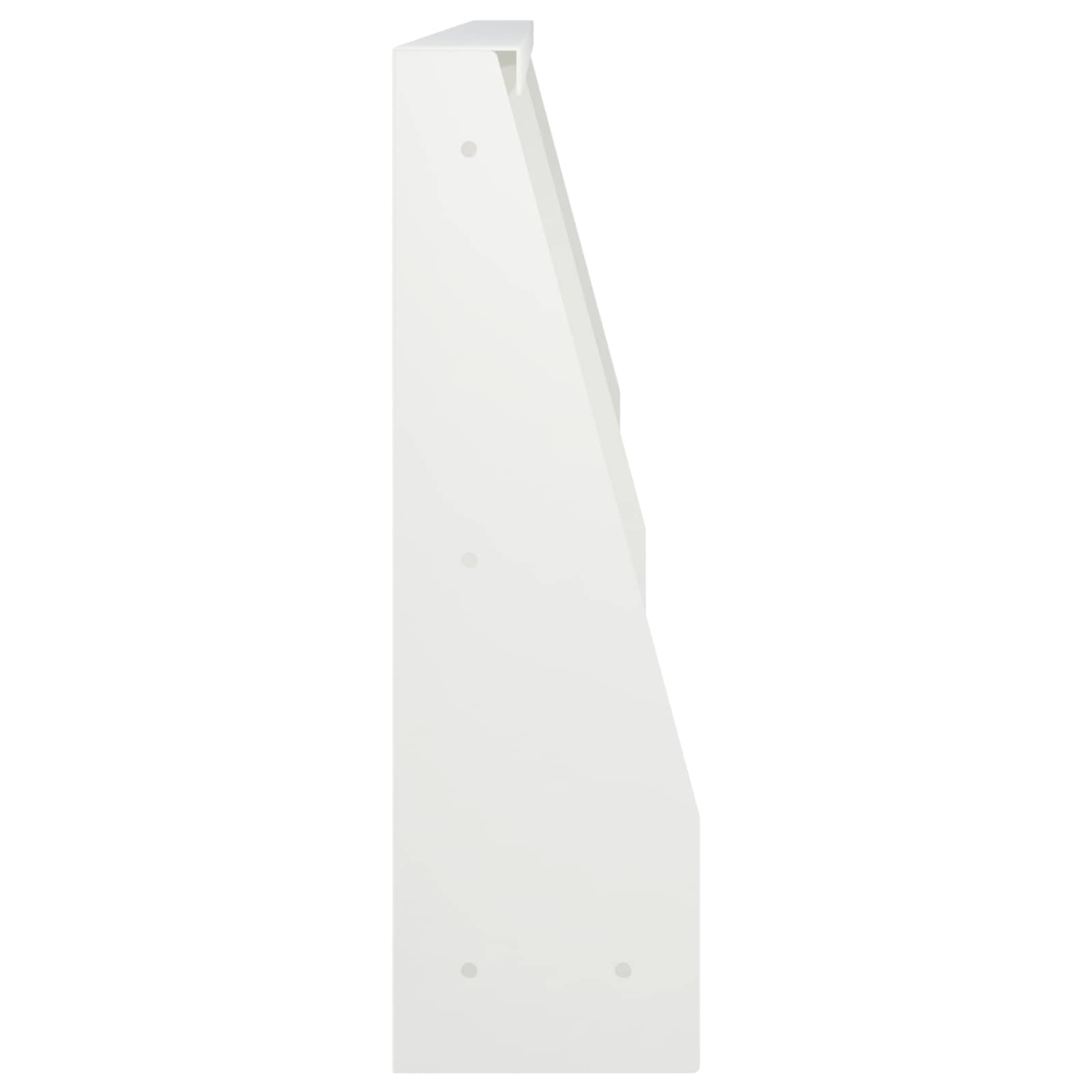 vidaXL Mur oporowy 2 szt. 60 x 12 x 50 cm Stal Biały