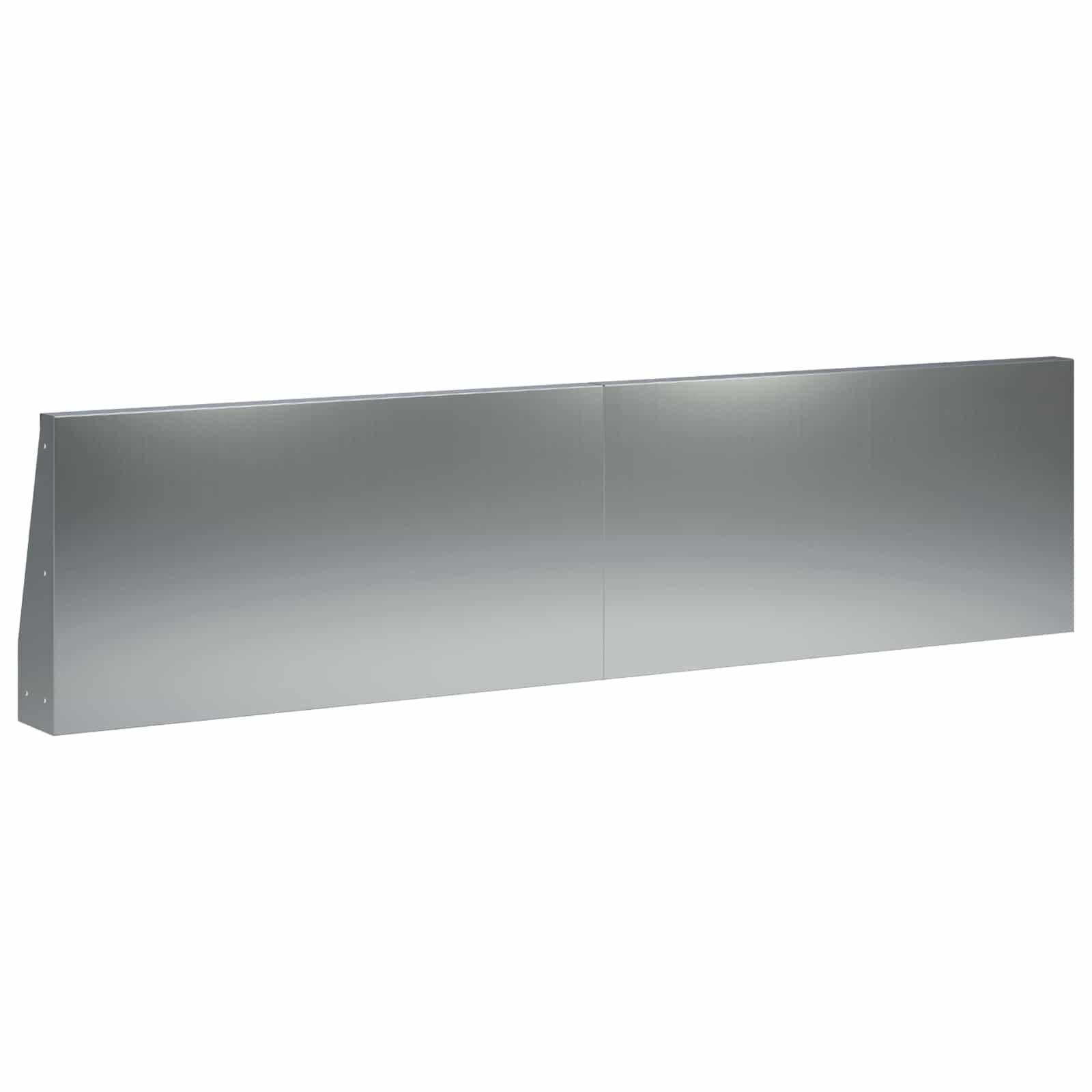 vidaXL Mur oporowy 2 szt. 80 x 12 x 30 cm Stal ocynkowana srebrny