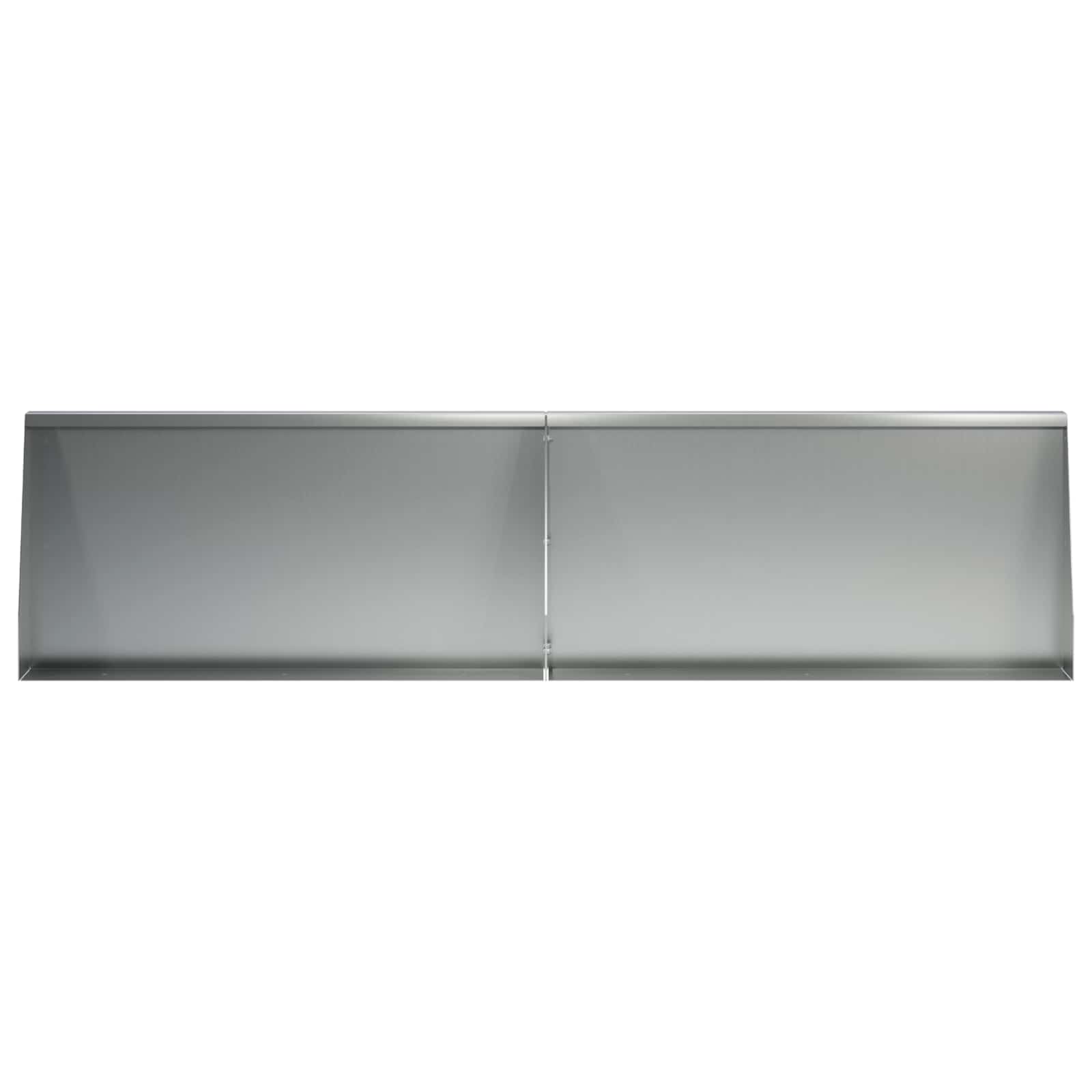 vidaXL Mur oporowy 2 szt. 80 x 12 x 30 cm Stal ocynkowana srebrny