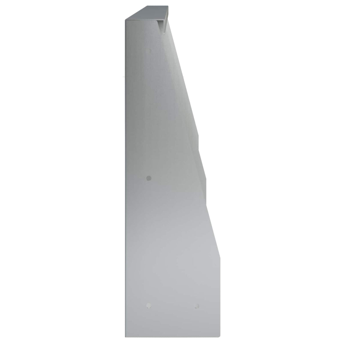 vidaXL Mur oporowy 2 szt. 80 x 12 x 30 cm Stal ocynkowana srebrny
