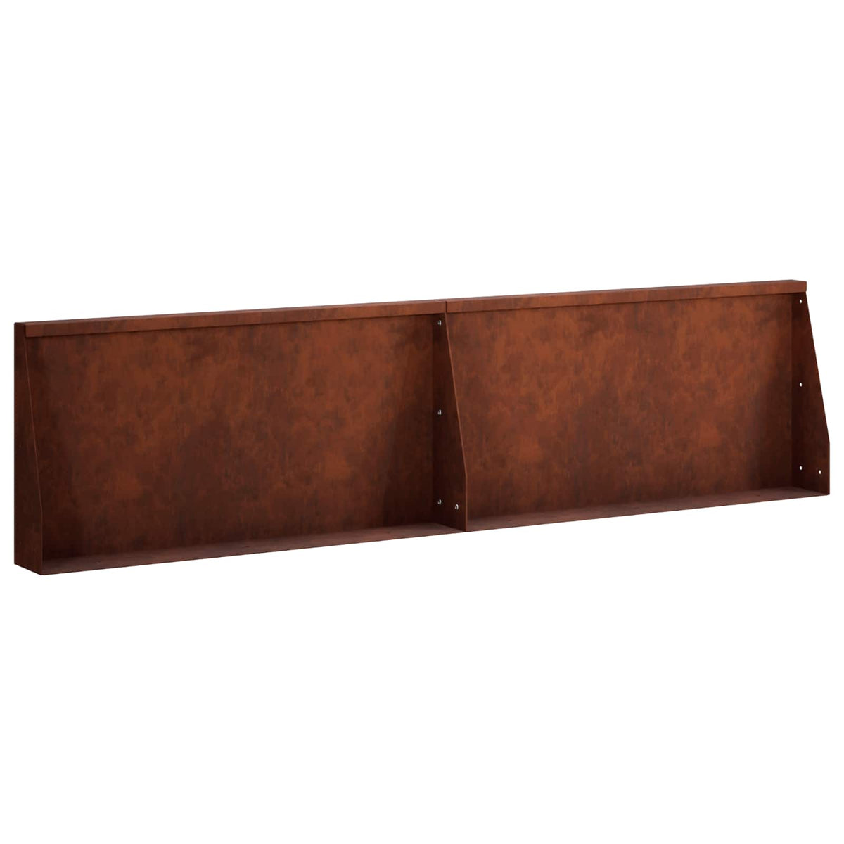 vidaXL Mur oporowy 2 szt. 80 x 12 x 30 cm Stal kortenowska Rdzawy